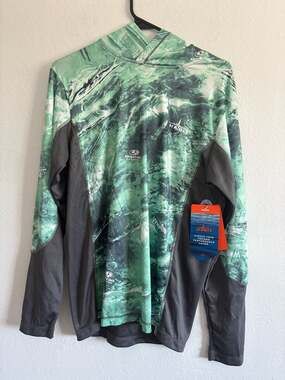 Habit Men's Hidden Cove Hooded Lightweight Performance Layer Shirt size S NEW